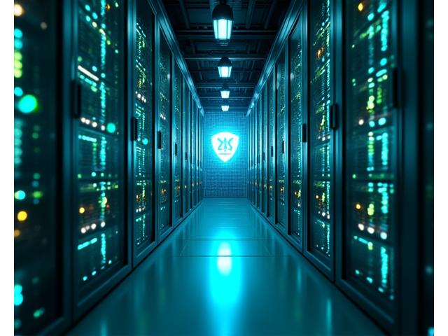 Infrastructure de serveur sécurisée avec des éléments de code et de protection des données