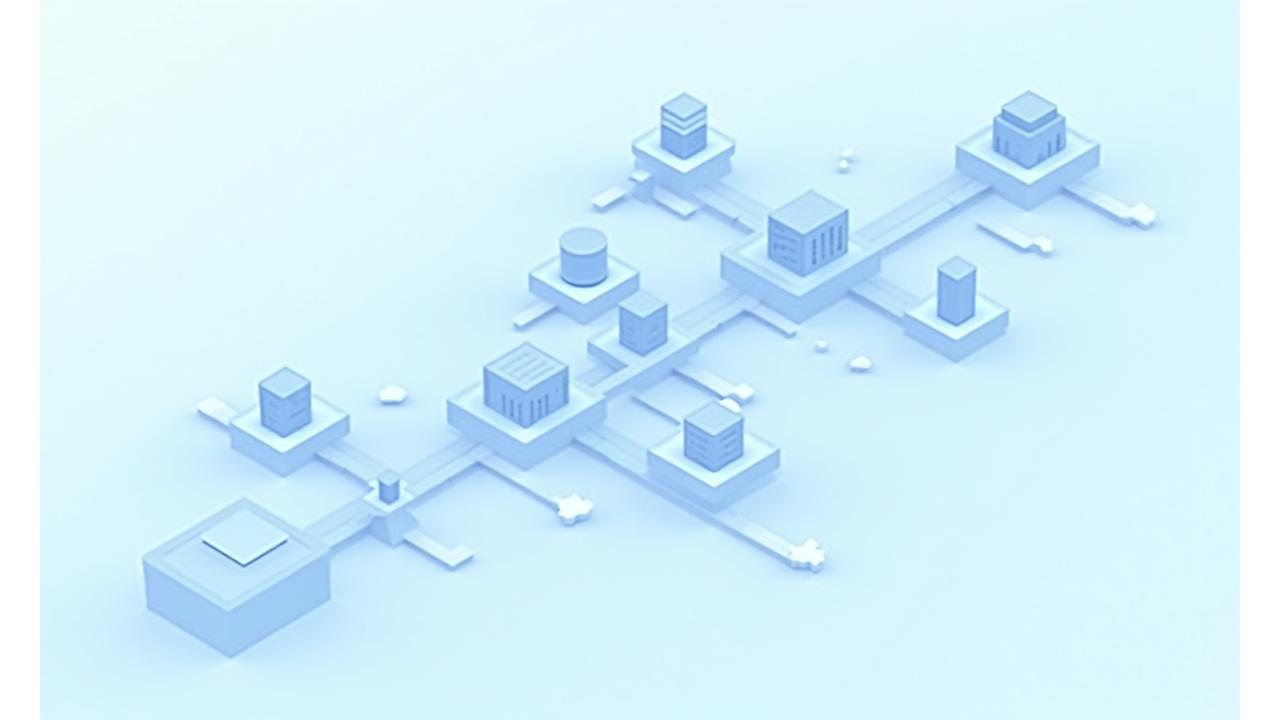 Schéma simplifié d'un pipeline NLP: de la saisie utilisateur au rendu de réponse, avec des étapes clés comme le prétraitement, la tokenisation, l'analyse sémantique et la génération de réponse.